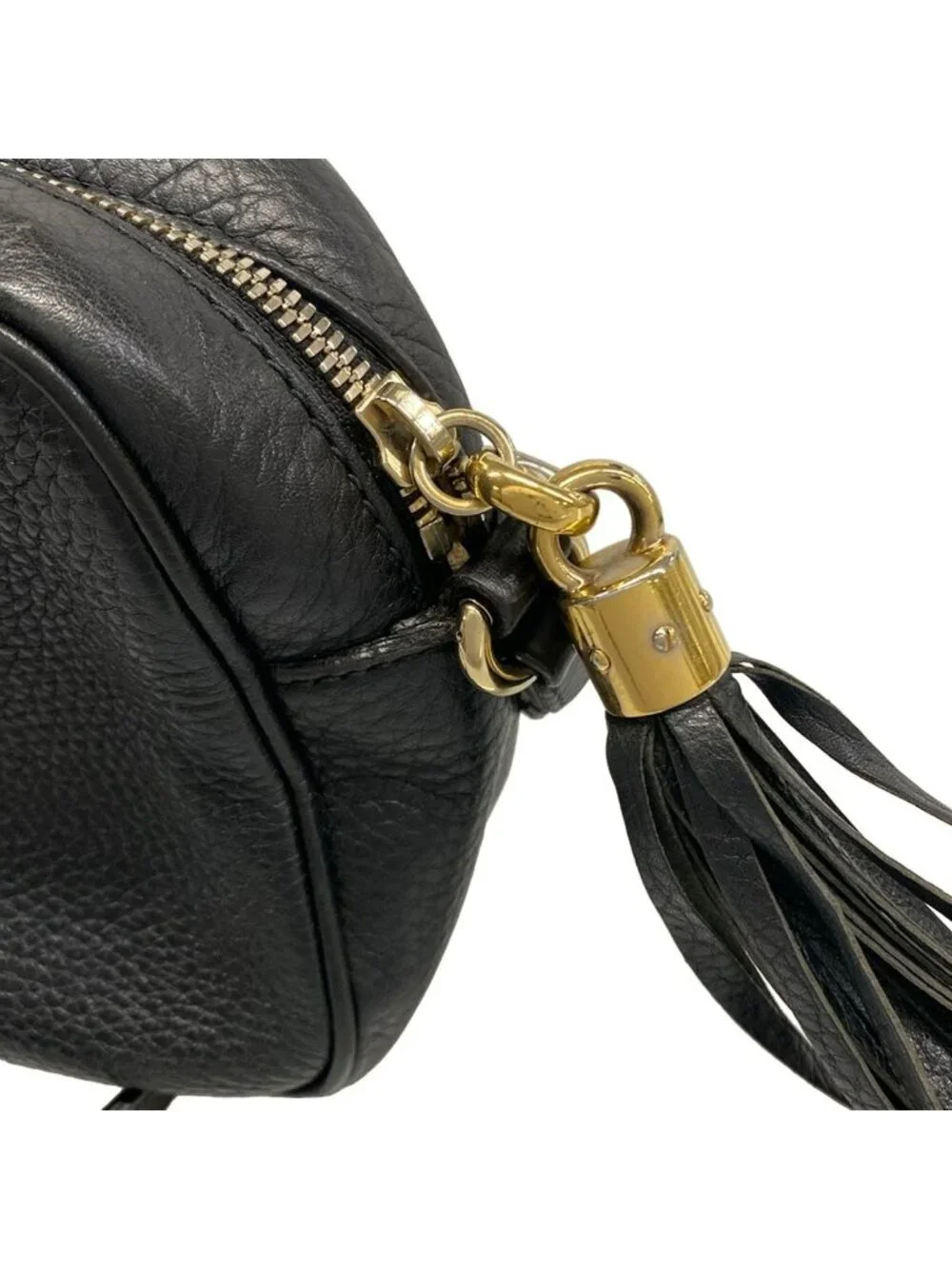 Gucci Shoulder Bag Soho Black Leather